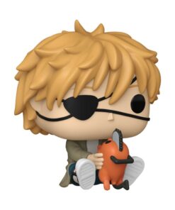 Chainsaw Man Pop! Games Vinile Figura Denji & Pochita 9 Cm Funko