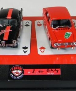 Club Bialbero 372 SET'POKER D'ASSI'CON GIULIETTA SPRINT 1:18 Modellino