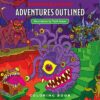 D&D Adventure Outlined Coloring Book
