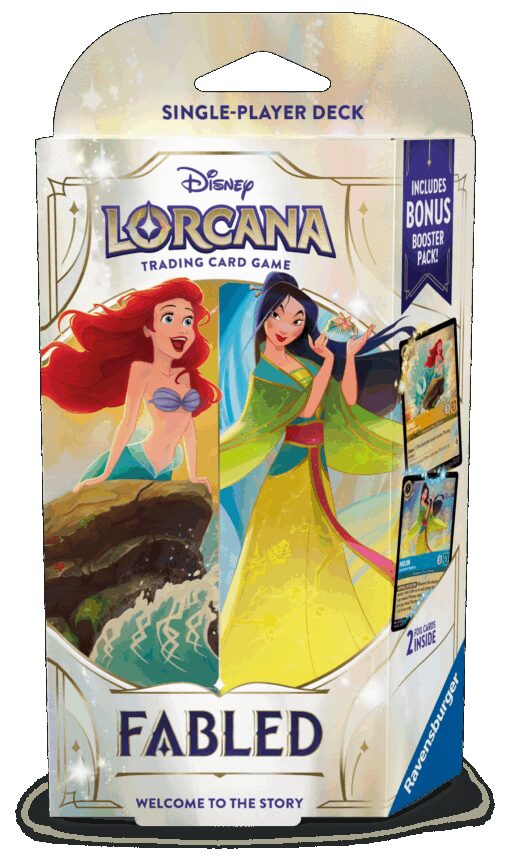 Disney Lorcana Fabled Starter Deck Amber/Sapphire (ENG) Ravensburger