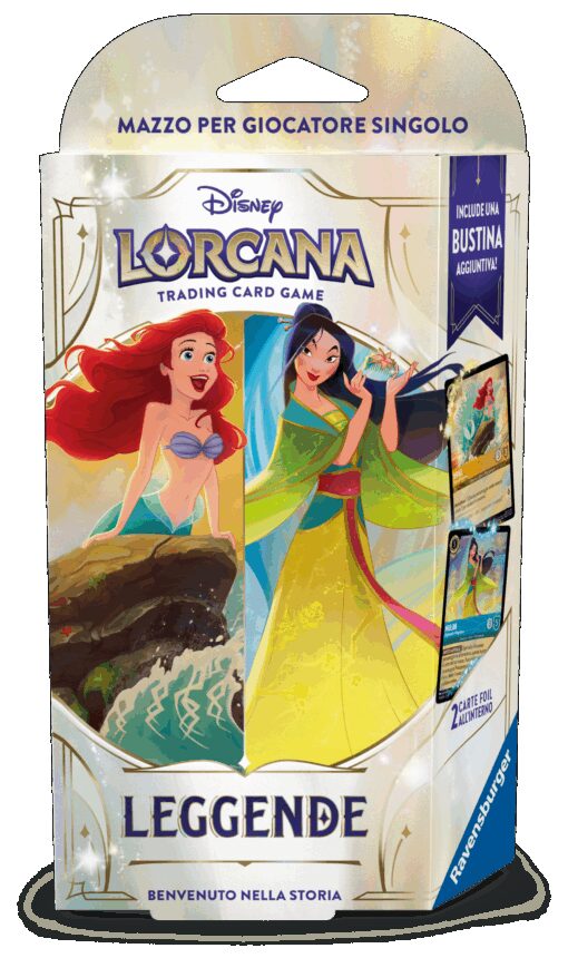 Disney Lorcana Leggende Starter Deck Ambra/Zaffiro (ITA) Ravensburger