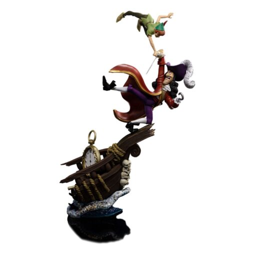 Disney Scale Statua 1/10 Peter Pan Vs Hook 40 Cm Iron Studios