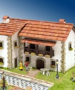 Domus Kits 40209 CASA RURALE KIT DI MONTAGGIO CON PERSONAGGI 1/87 Modellino
