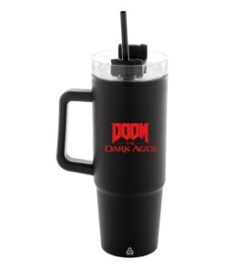Doom The Dark Ages Insulated Tazza Con Cannuccia Shield 1180 Ml Devplus