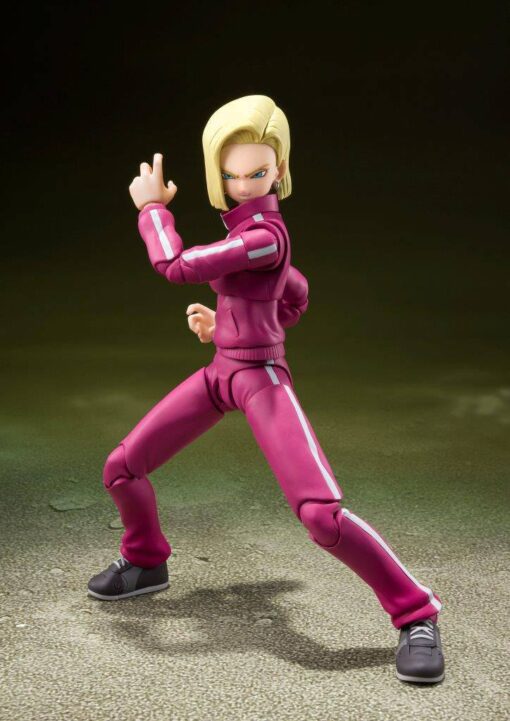 Dragon Ball Super S.h. Figuarts Action Figura Android 18 (universe Survival Saga) 14 Cm Bandai Tamashii Nations
