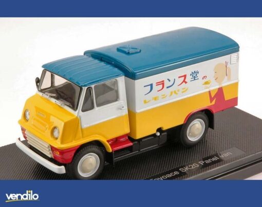Ebbro 44570 TOYOPET TOYOACE SK20 PANEL VAN 1959 BLUE/YELLOW/WHITE 1:43 Modellino