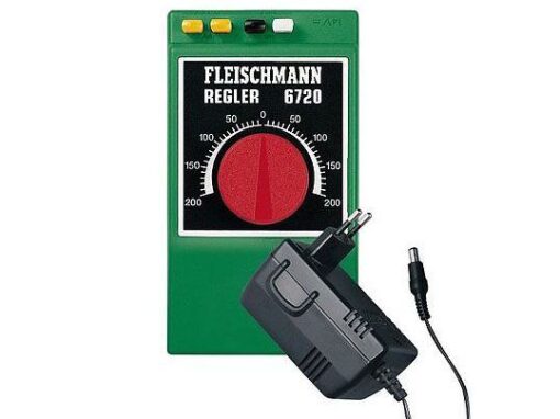 Fleichmann 6725 Regolatore di Velocità Elettronico 0-14 V 0.6 A con Trasformatore SCATOLA ROVINATA