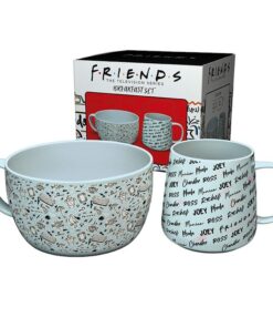 Friends - Set Colazione Tazza + Ciotola - Doodle