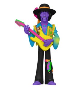 Funko Figure in Vinile Premium Gold Jimi Hendrix Blacklight 13 Cm Funko