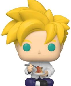 Dragon Ball Z Funko Pop Vinile Figura Gohan Super Saiyan con Spaghetti 9 cm