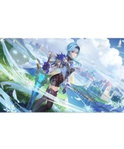 Genshin Impact Dance Of The Shimmering Wave Tappetino Per Mouse Eula 70 X 40 Cm Mihoyo