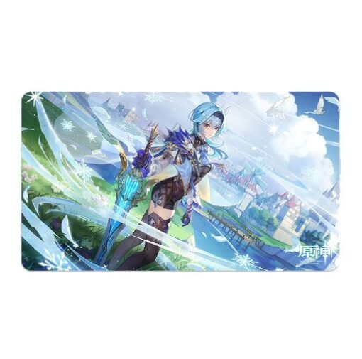 Genshin Impact Dance Of The Shimmering Wave Tappetino Per Mouse Eula 70 X 40 Cm Mihoyo