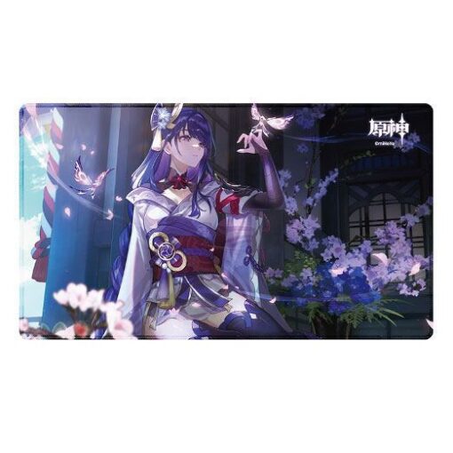 Genshin Impact Firefly Acg Carnival 2022 Event Tappetino Per Mouse Raiden Shogun / Raiden Ei / Beelzebul 70 X 40 Cm Mihoyo