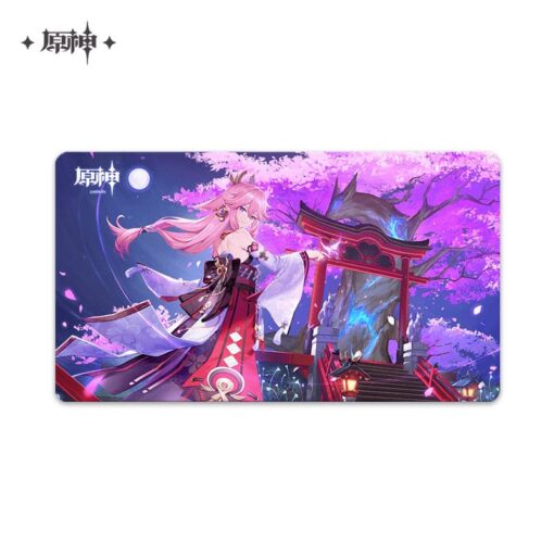 Genshin Impact Tappetino Per Mouse Yae Miko 70 X 40 Cm Mihoyo