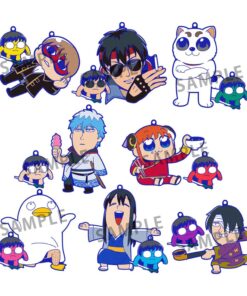 Gintama X Okawabukubu Rubber Mascot Buddycolle Rubber Ciondolos Gintama Oshanti 7 Cm  Megahouse