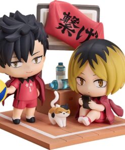 Haikyu!! Qset Mini-Figure 2-Pack Tetsuro Kuroo & Kenma Kozume 9 Cm Good Smile Company