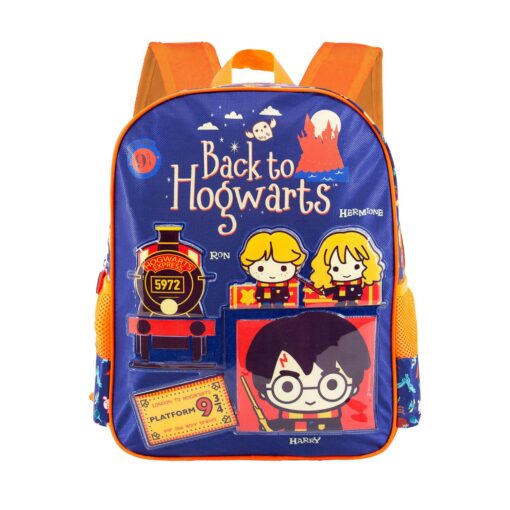 Harry Potter Zaino Basic Blu 31x39x15 cm Karactermania