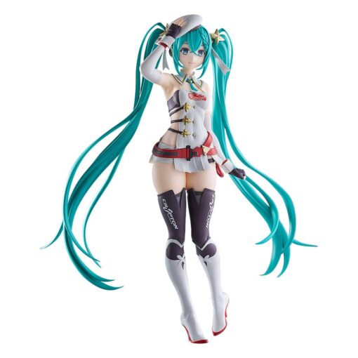 Hatsune Miku Gt Project Pop Up Parade Pvc Statua Racing Miku 2023 Ver. 17 Cm Good Smile Racing