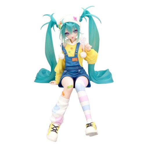 Hatsune Miku Noodle Stopper Pvc Statua Hatsune Miku Lollipop 15 Cm Furyu