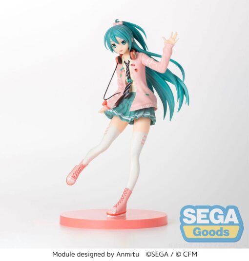Hatsune Miku Project Diva Arcade Spm Pvc Statua Hatsune Miku Ribbon Girl 24 Cm Sega