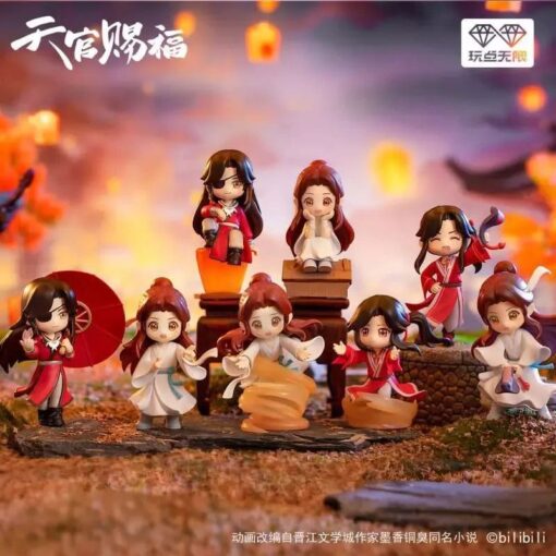 Heaven Official's Blessing Mini Figures Tian Guan Ci Fu Lucky To Meet You Series 9 Cm  Sakami Merchandise