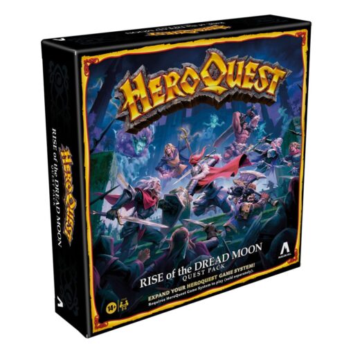 Heroquest Gioco Da Tavolo Expansion Rise Of The Dread Moon Quest Pack *english Version* Hasbro