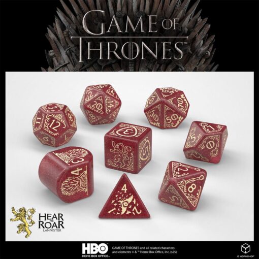Il Trono Di Spade Dice Set Lannister (8) Q Workshop