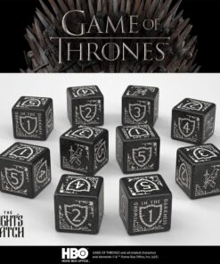 Il Trono Di Spade Dice Set Night's Watch 10xd6 (10) Q Workshop