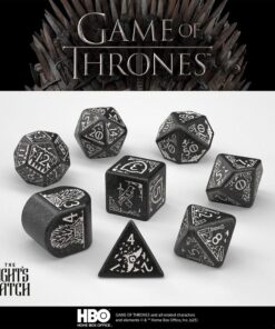 Il Trono Di Spade Dice Set Night's Watch (8) Q Workshop