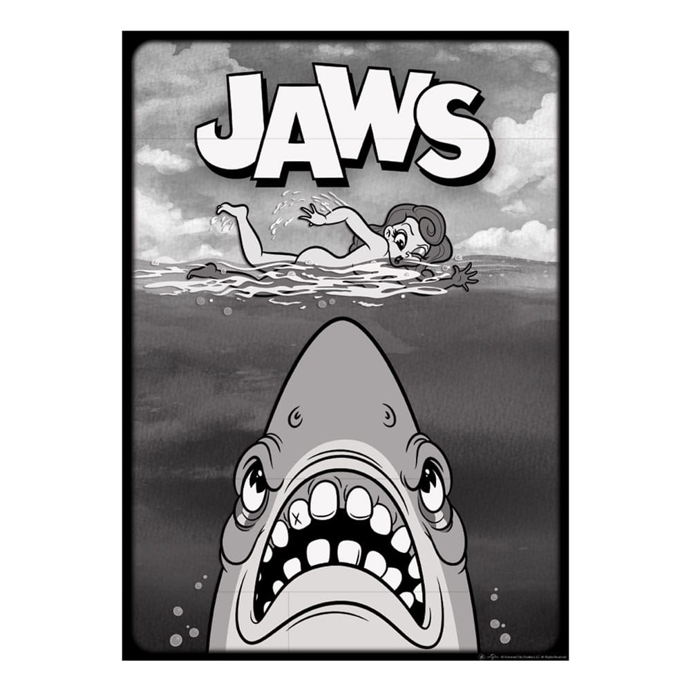 Jaws Art Print Edizione Limitata 42 X 30 Cm Fanattik
