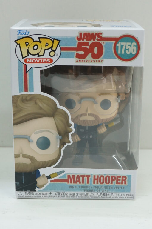 Jaws Pop! Rocks Vinile Figura Matt Hooper 9 Cm Funko (Spedito in 24 ore)