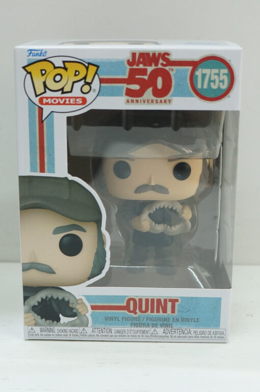 Jaws Pop! Rocks Vinile Figura Quint 9 Cm Funko (Spedito in 24 ore)