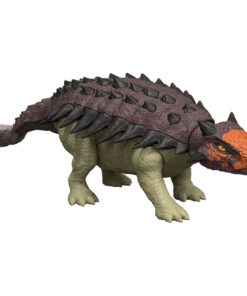 Jurassic World Rebirth Action Figura Con Suono Wild Roar Ankylosaurus 7 Cm Mattel
