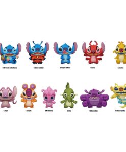 Lilo & Stitch Pvc Bag Clips Serie 5  Con Figure Int.