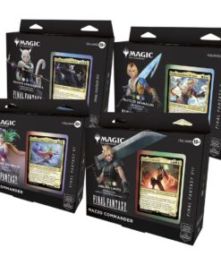 Magic The Gathering Final Fantasy Commander Decks Dispay (4)[ITA]