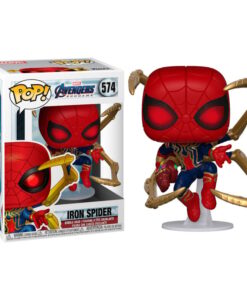 Marvel Avengers Endgame Funko Pop Figura Iron Spider Con Nano Gauntlet 9cm