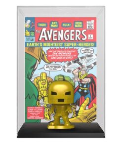 Marvel Pop! Comic Cover Avengers 1 Vinile Figure Iron Man 9 Cm Funko