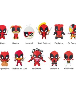 Marvel Pvc Bag Clips Deadpool Serie 3  Con Figure Int.