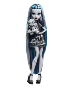 Monster High Reel Drama Bambola Frankie Stein In Black E White Mattel