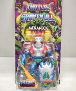 Motu X Tmnt: Turtles Of Grayskull Action Figura Mekaneck 14 Cm Mattel (Spedito in 24 ore)