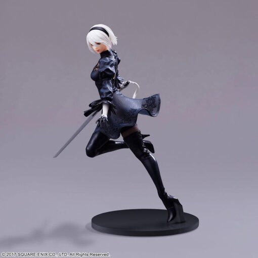 Nier:automata Form-ism Pvc Statua Yorha Android 2b (yorha No.2 Type B) No Goggles Ver. 18 Cm Square-enix