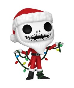 Nightmare Before Christmas 30th Funko POP Disney Vinile Figura Santa Jack 9 cm