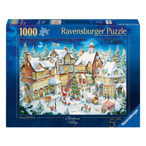 Original Ravensburger Quality Jigsaw Puzzle Natale Village Edizione Limitata (1000 Pezzi) Ravensburger
