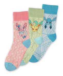 Pokémon Calzini 3-pack Eevee Evolution 3.0 35-38 Difuzed