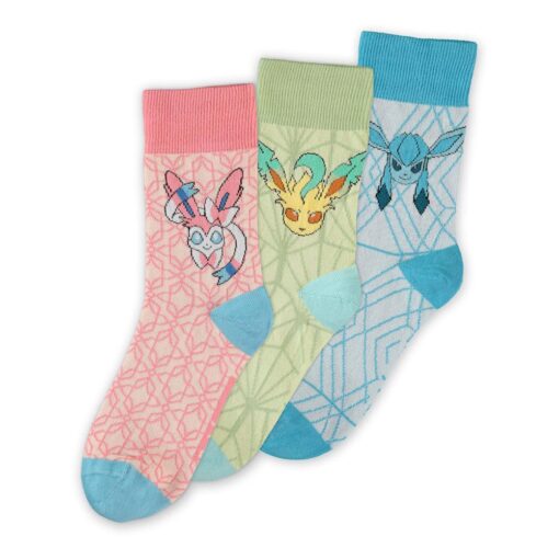 Pokémon Calzini 3-pack Eevee Evolution 3.0 35-38 Difuzed