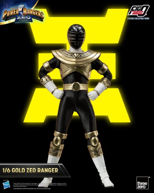 Power Rangers Zeo Figzero Action Figura 1/6 Gold Ranger 30 Cm Threezero