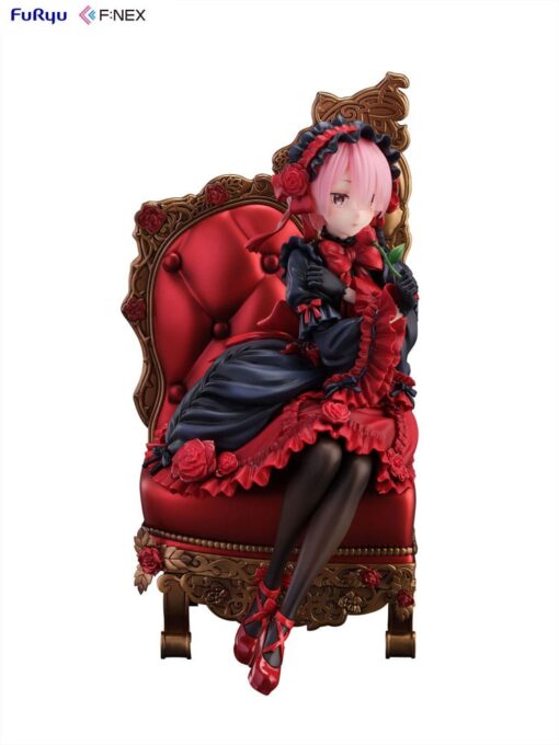 Re:zero -starting Life In Another World F:nex Pvc Statua 1/7 Ram Gothic Ver. 20 Cm Furyu
