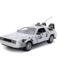 Ritorno Al Futuro Diecast Model 1/24 Macchina Del Tempo Frost Jada Toys