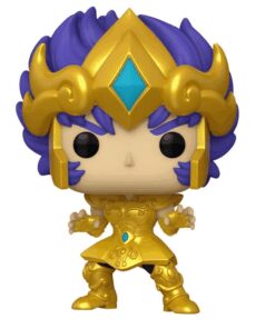 Saint Seiya Funko POP Vinile Figura Leo Ikki Gold 9 cm