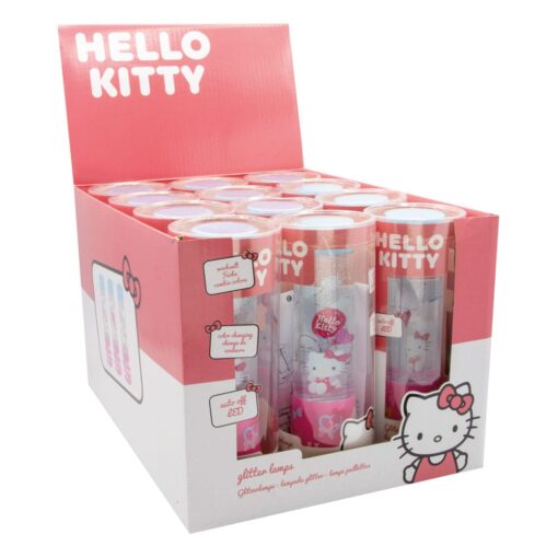 Sanrio LED Glitter Lamps Hello Kitty 15 Cm  Joy Toy (IT)